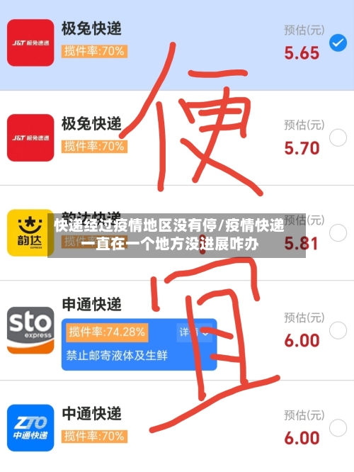 快递经过疫情地区没有停/疫情快递一直在一个地方没进展咋办-第2张图片