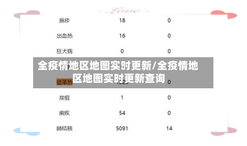 全疫情地区地图实时更新/全疫情地区地图实时更新查询