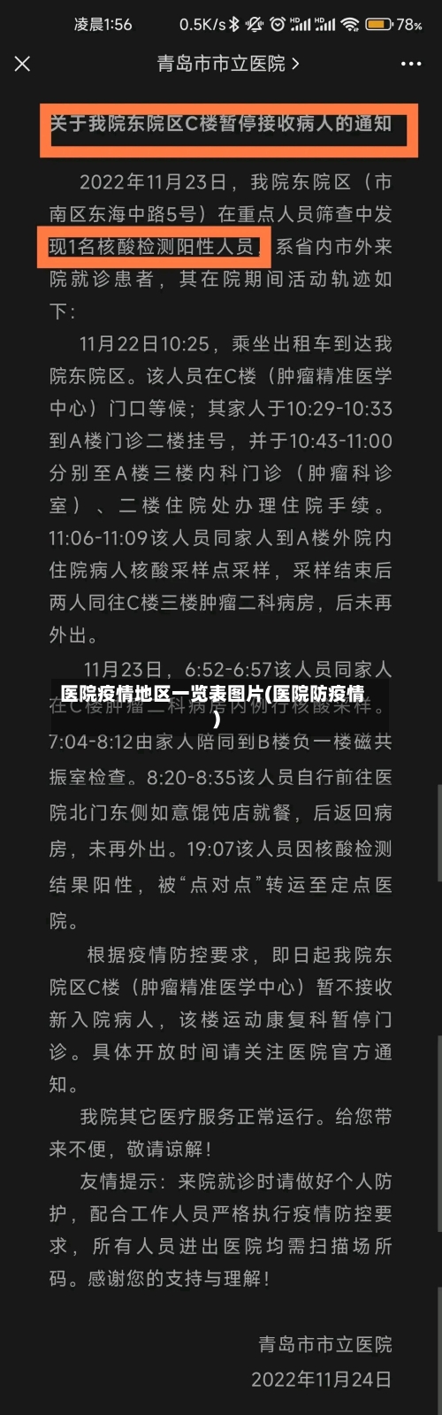 医院疫情地区一览表图片(医院防疫情)-第2张图片