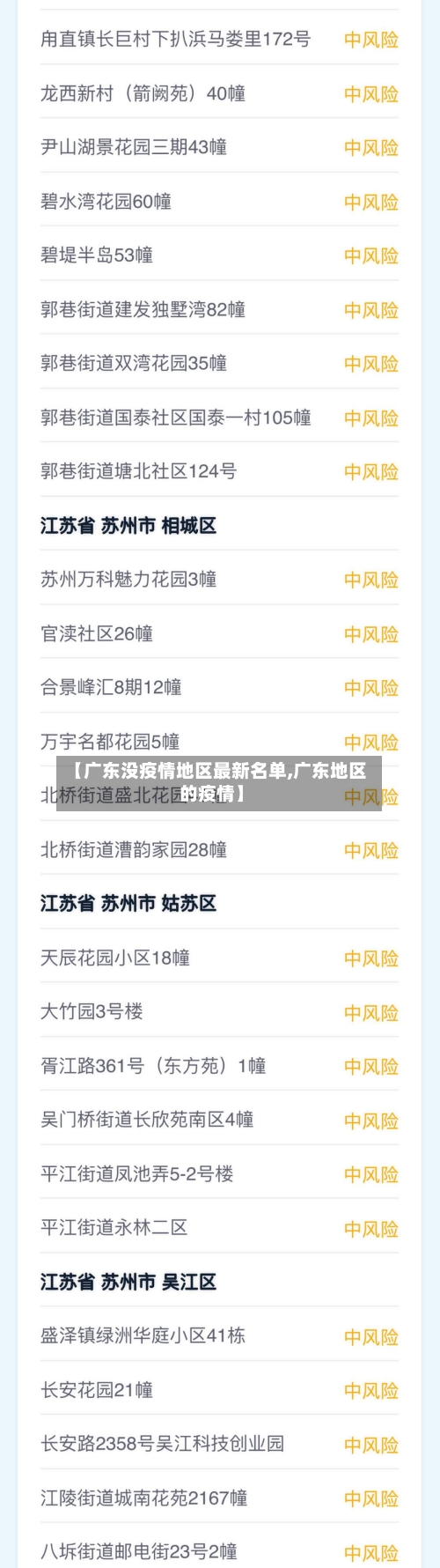 【广东没疫情地区最新名单,广东地区的疫情】-第3张图片