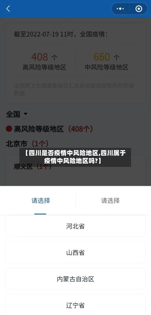 【四川是否疫情中风险地区,四川属于疫情中风险地区吗?】-第2张图片