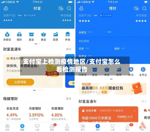支付宝上检测疫情地区/支付宝怎么看检测报告