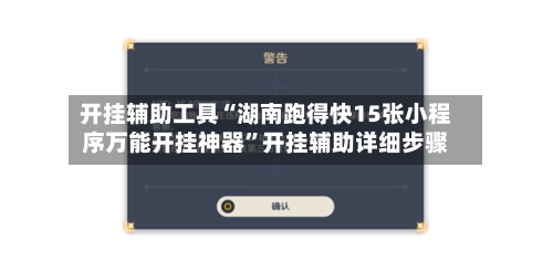 开挂辅助工具“湖南跑得快15张小程序万能开挂神器”开挂辅助详细步骤-第3张图片