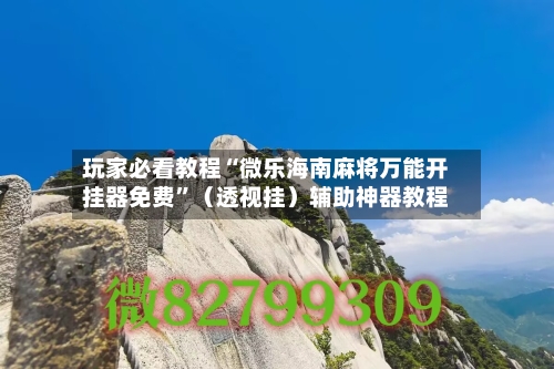 玩家必看教程“微乐海南麻将万能开挂器免费	”（透视挂）辅助神器教程-第2张图片