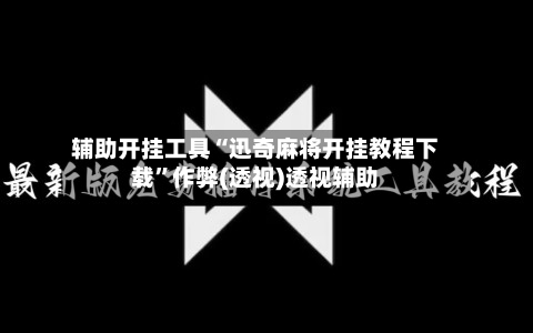 辅助开挂工具“迅奇麻将开挂教程下载”作弊(透视)透视辅助-第3张图片