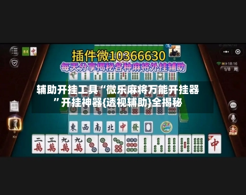 辅助开挂工具“微乐麻将万能开挂器	”开挂神器{透视辅助}全揭秘-第2张图片