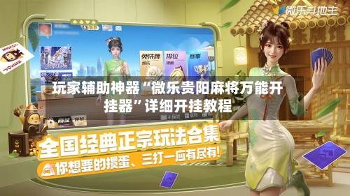 玩家辅助神器“微乐贵阳麻将万能开挂器	”详细开挂教程-第2张图片