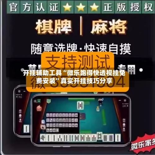 开挂辅助工具“微乐跑得快透视挂免费安装”真实开挂技巧分享-第3张图片