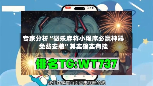 专家分析“微乐麻将小程序必赢神器免费安装”其实确实有挂-第2张图片