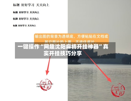 一键操作“网趣沈阳麻将开挂神器”真实开挂技巧分享-第3张图片