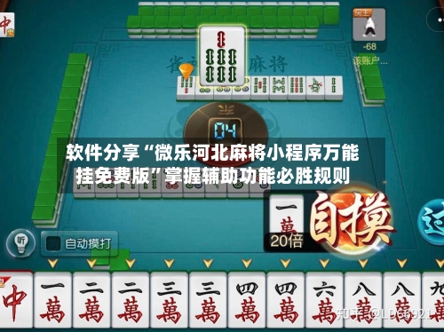软件分享“微乐河北麻将小程序万能挂免费版”掌握辅助功能必胜规则-第3张图片