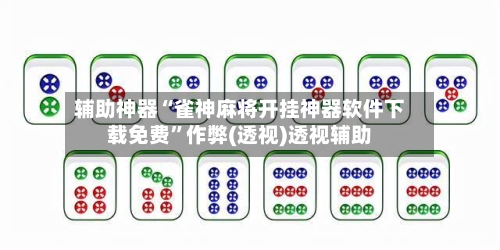 辅助神器“雀神麻将开挂神器软件下载免费”作弊(透视)透视辅助-第2张图片
