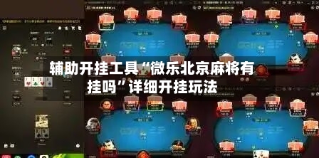 辅助开挂工具“微乐北京麻将有挂吗”详细开挂玩法