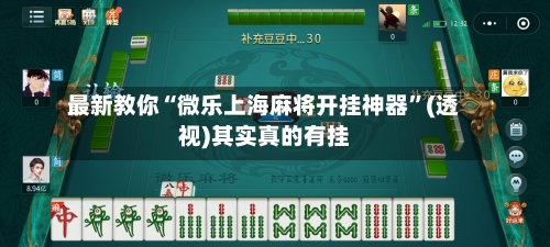 最新教你“微乐上海麻将开挂神器”(透视)其实真的有挂-第2张图片