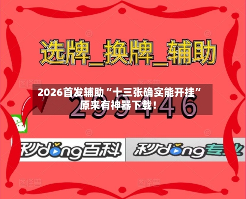 2026首发辅助“十三张确实能开挂”原来有神器下载！-第3张图片