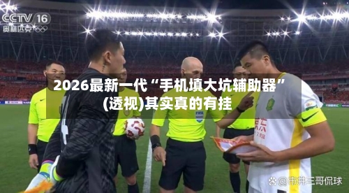 2026最新一代“手机填大坑辅助器	”(透视)其实真的有挂-第2张图片