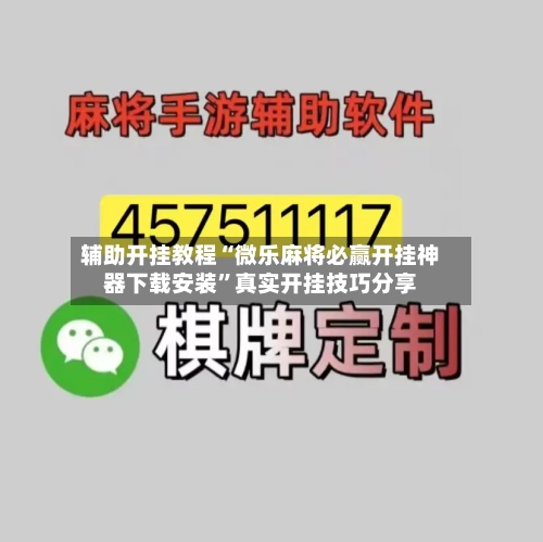 辅助开挂教程“微乐麻将必赢开挂神器下载安装	”真实开挂技巧分享-第2张图片