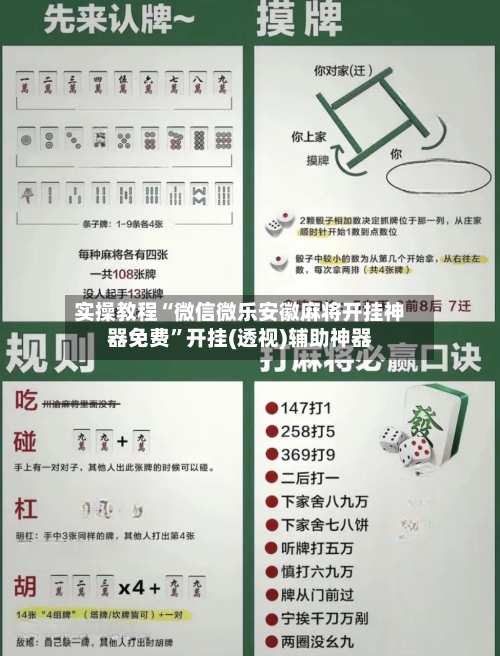 实操教程“微信微乐安徽麻将开挂神器免费”开挂(透视)辅助神器-第2张图片