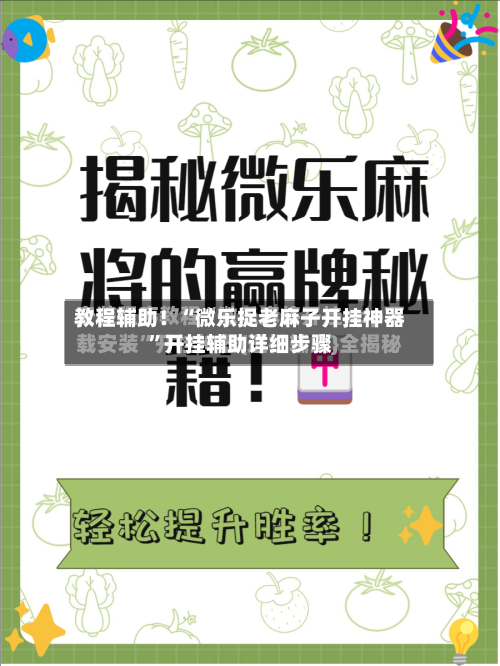 教程辅助！“微乐捉老麻子开挂神器”开挂辅助详细步骤