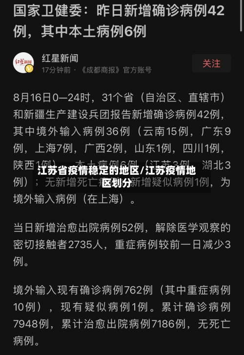 江苏省疫情稳定的地区/江苏疫情地区划分-第2张图片