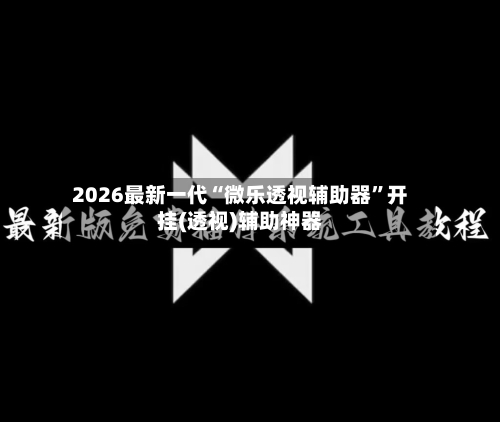 2026最新一代“微乐透视辅助器	”开挂(透视)辅助神器-第2张图片