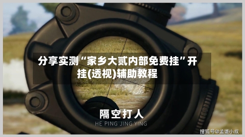 分享实测“家乡大贰内部免费挂	”开挂(透视)辅助教程-第3张图片