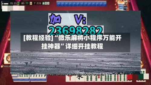 [教程经验]“微乐麻将小程序万能开挂神器	”详细开挂教程-第2张图片