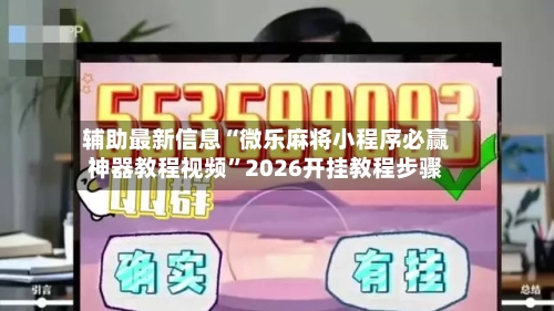 辅助最新信息“微乐麻将小程序必赢神器教程视频”2026开挂教程步骤-第3张图片