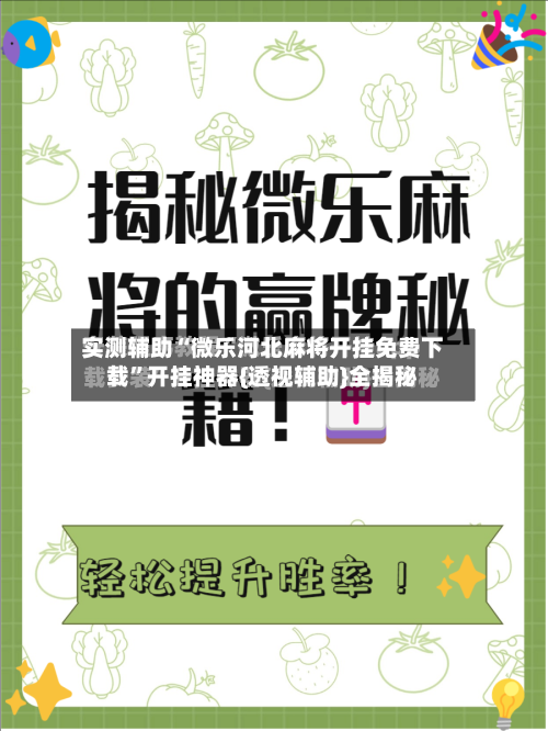 实测辅助“微乐河北麻将开挂免费下载”开挂神器{透视辅助}全揭秘-第2张图片