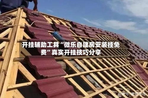 开挂辅助工具“微乐自建房安装挂免费”真实开挂技巧分享