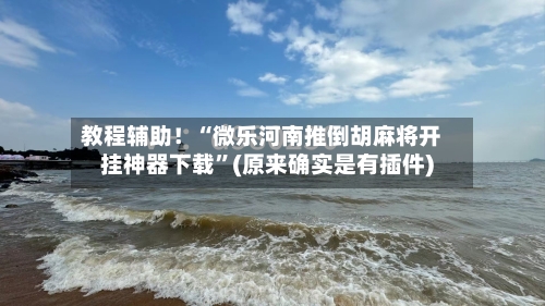 教程辅助！“微乐河南推倒胡麻将开挂神器下载”(原来确实是有插件)-第2张图片