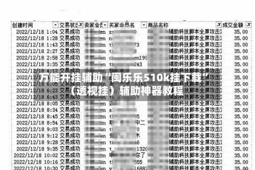 万能开挂辅助“闽乐乐510k挂下载	”（透视挂）辅助神器教程-第3张图片