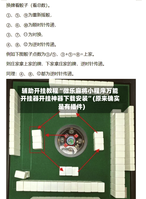 辅助开挂教程“微乐麻将小程序万能开挂器开挂神器下载安装”(原来确实是有插件)-第2张图片