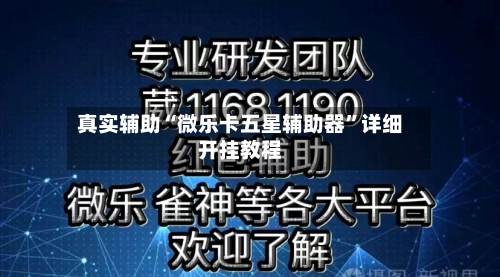 真实辅助“微乐卡五星辅助器”详细开挂教程-第2张图片