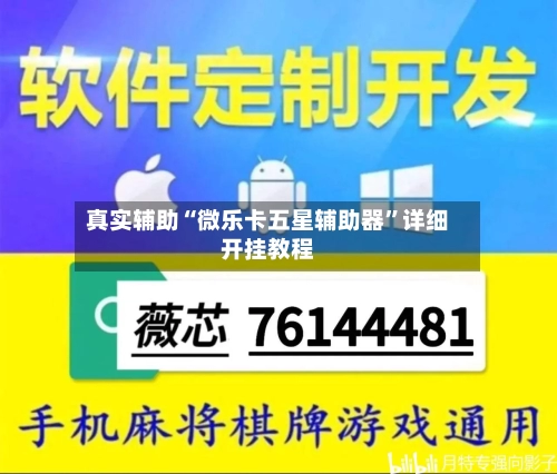 真实辅助“微乐卡五星辅助器”详细开挂教程-第3张图片