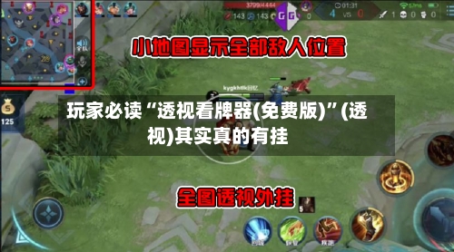 玩家必读“透视看牌器(免费版)”(透视)其实真的有挂