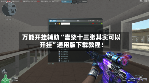 万能开挂辅助“壹柒十三张其实可以开挂”通用版下载教程！-第2张图片