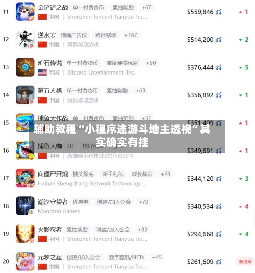 辅助教程“小程序途游斗地主透视”其实确实有挂
