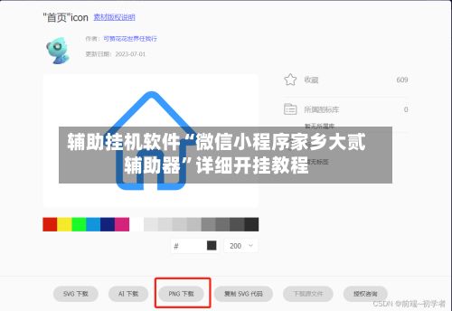 辅助挂机软件“微信小程序家乡大贰辅助器	”详细开挂教程-第2张图片
