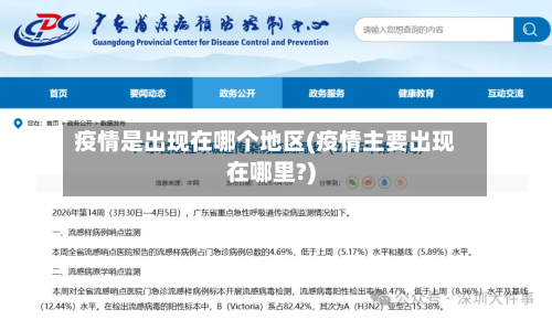 疫情是出现在哪个地区(疫情主要出现在哪里?)-第2张图片