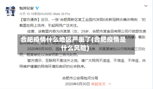 合肥疫情什么地区严重了(合肥疫情是什么风险)-第3张图片